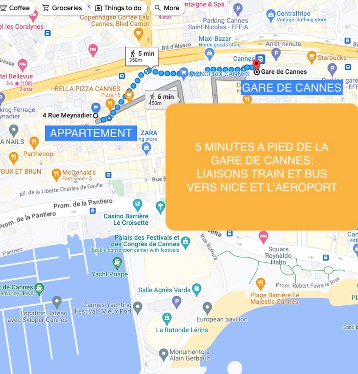 Property With Style - Rue Meynadier - 350M Palais & Beach! คานส์ ภายนอก รูปภาพ