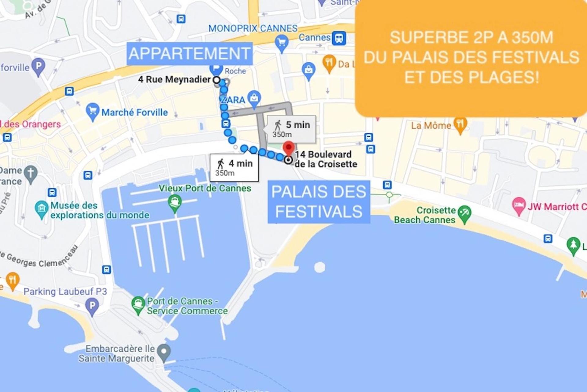 Property With Style - Rue Meynadier - 350M Palais & Beach! คานส์ ภายนอก รูปภาพ